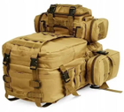 Тактичний рюкзак військовий 60 л з змінними 3 підссумками military Oxford 600 - зображення 6