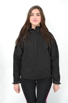 Женская тактическая куртка Eagle Soft Shell с флисом Black XL (AW010801) - изображение 6