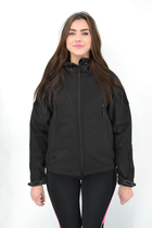 Женская тактическая куртка Eagle Soft Shell с флисом Black L (AW010800) - изображение 6