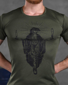 Тактическая потоотводящая футболка Odin maria oliva 2XL - изображение 5
