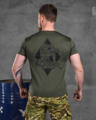Тактична футболка потовідвідна Odin oliva снаряд 2XL - зображення 6