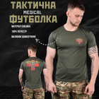 Тактическая потоотводящая футболка Odin Medical olive M - изображение 3