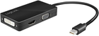 Adapter LogiLink Mini DisplayPort / HDMI+DVI+VGA (4052792046175) - obraz 2