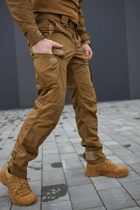 Мужские тактические штаны Kayman Military койот с усиленными зонами и накладными карманами Rip-stop 32/34 - изображение 10