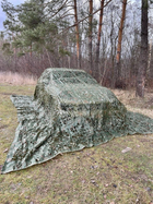 Маскировочная сетка 3х4м для автомобиля, пикапа, внедорожника и техники "Листья зелёные №1" - изображение 4