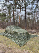 Маскировочная сетка 3х4м для автомобиля, пикапа, внедорожника и техники "Листья зелёные №1" - изображение 6
