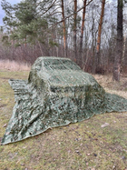 Маскировочная сетка 4х5м для автомобиля, пикапа, внедорожника и техники "Листья зелёные №1" - изображение 5