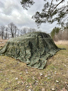 Маскировочная сетка 3х5м для автомобиля, пикапа, внедорожника и техники "Листья зелёные №1" - изображение 4
