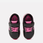 Buty sportowe dziecięce dla dziewczynki na rzepy Reebok Royal Cl Jog 100075178 25.5 Czarne (1200143262320) - obraz 4