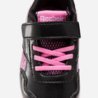 Buty sportowe dziecięce dla dziewczynki na rzepy Reebok Royal Cl Jog 100075178 25.5 Czarne (1200143262320) - obraz 7