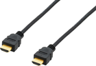 Кабель Equip HDMI висока швидкість 1.8 м чорний (4015867186435) - зображення 1