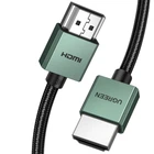 Кабель HDMI 8K Ultra HD UGREEN HD155 HDMI 2.1 HDR+ 3D 8K 60Hz (4K - 240Hz, 2k -144hz 165hz) VRR eARC DTS Dolby 48 Gbps для ПК TV PS5/PS4 Xbox X/S тонкий 1m Black (90382)