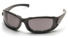 Защитные очки с поляризацией Pyramex Pmxcel Polarized (gray) Anti-Fog, серые - изображение 4