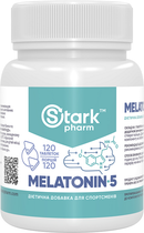Мелатонін Stark Pharm Melatonin 5 мг 120 таблеток для сну і режиму (2236) (4829888000676)
