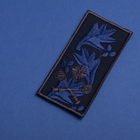 Шеврон нашивка на липучці IDEIA погон звання ЗСУ Бригадного Генерала, вишитий патч 5х10 см (2200004309446) - зображення 4