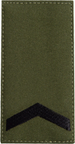 Шеврон нашивка на липучці IDEIA погон звання ЗСУ Старший Солдат 5х10 см (2200004295596) - зображення 1