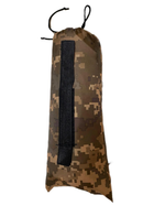 Дождевик пончо для военных, плащ-палатка тактический камуфляж пиксель на кнопках - изображение 7