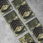 Шеврон нашивка на липучці IDEIA нагрудний ЗСУ Збройні сили України 2х12 см, вишитий патч (2200004269238) - зображення 5