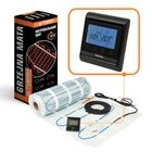 Комплект теплого пола под плитку нагревательный мат Therm FEP-200 800W с программируемым терморегулятором черным 4 м²