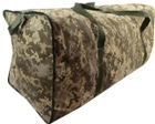 Прочная большая складная дорожная сумка, баул 105 л пиксель ВСУ Ukr Military 85x38x34 см (sum0021367) Хаки - изображение 5
