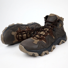 Шкіряні тактичні черевики OKSY TACTICAL Brown літні (сітка) 44 розмір - зображення 3