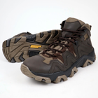Кожаные тактические ботинки OKSY TACTICAL Brown летние (сетка) 44 размер - изображение 4