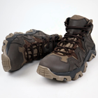 Шкіряні тактичні черевики OKSY TACTICAL Brown літні (сітка) 44 розмір - зображення 5