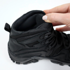 Кожаные тактические ботинки OKSY TACTICAL Black летние (сетка) 41 размер - изображение 10