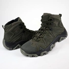 Кожаные тактические ботинки OKSY TACTICAL Olive летние (сетка) 46 размер - изображение 7