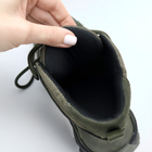 Шкіряні тактичні черевики OKSY TACTICAL Olive літні (сітка) 46 розмір - зображення 10