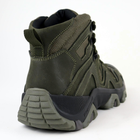 Шкіряні тактичні черевики OKSY TACTICAL Olive літні (сітка) 45 розмір - зображення 9