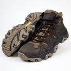 Кожаные тактические ботинки OKSY TACTICAL Brown летние (сетка) 45 размер - изображение 1