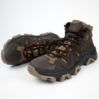 Шкіряні тактичні черевики OKSY TACTICAL Brown літні (сітка) 41 розмір - зображення 3