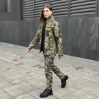 Куртка Pobedov Shadow Жіноча Військова з липучками Піксель XL OWku2 876XLpx - зображення 5