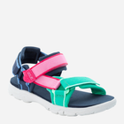 Дитячі спортивні сандалі для дівчинки Jack Wolfskin Seven Seas 3 K 4040061-1226 27 Синій/Зелений (4064993186000) - зображення 2