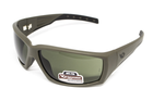 Защитные очки Venture Gear Tactical OverWatch Green (forest gray) Anti-Fog, чёрно-зелёные в зелёной оправе - изображение 3
