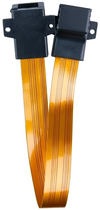 Кабель DPM RJ45 Ultra slim 29.5 см помаранчевий (5903332589944) - зображення 3