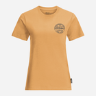 Koszulka damska bawełniana Jack Wolfskin Campfire T W 1809061-3084 L Pomarańczowa (4064993703504) - obraz 4