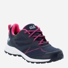 Дитячі кросівки для дівчинки Jack Wolfskin Woodland Texapore Low K 4042162-8333 27 Темно-синій/Рожевий (4064993186901) - зображення 2