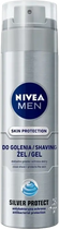 Żel do golenia Nivea Men Skin Protection Silver Protect 200 ml (4005808540372) - obraz 1