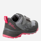 Buty sportowe dziecięce dla dziewczynki na rzepy Jack Wolfskin Villi Hiker Texapore Low K 4056831-2428 31 Szary/Różowy (4064993840469) - obraz 4
