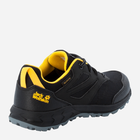 Дитячі кросівки для хлопчика Jack Wolfskin Woodland Texapore Low K 4042162-6055 28 Чорний/Жовтий (4064993186611) - зображення 4