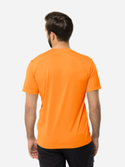 Спортивна футболка чоловіча Jack Wolfskin Hiking S/S T M 1808762-3285 2XL Помаранчева (4064993852028) - зображення 2