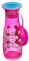 Bidon treningowy do picia Wow Cup Mini Pink Elephants 350 ml (857689007055) - obraz 1