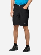 Спортивні шорти чоловічі Jack Wolfskin Tourer Shorts M 1507231-6000 50 Чорні (4064993142709) - зображення 1