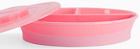 Talerz Twistshake Divided Plate 6 m + Pastel Pink z podziałką i pokrywką (7350083121691) - obraz 3