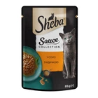 Влажный корм Sheba Sauce Collection с индейкой в соусе 85 г