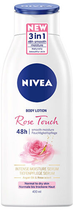 Лосьйон для тіла NIVEA Body Lotion Rose Touch & Hydration зволожуючий 5 в 1 400 мл (9005800346922) - зображення 1