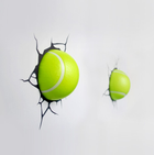 Lampka ścienna DPM 3D piłeczki tenisowe (FX14202) - obraz 3