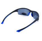 Поляризаційні окуляри BluWater Daytona-1 Polarized (gray) сірі у чорно-синій оправі - зображення 4